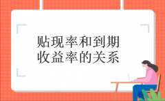 贴现率和到期收益率的关系