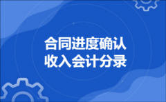 合同进度确认收入会计分录