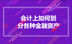 会计上如何划分各种金融资产